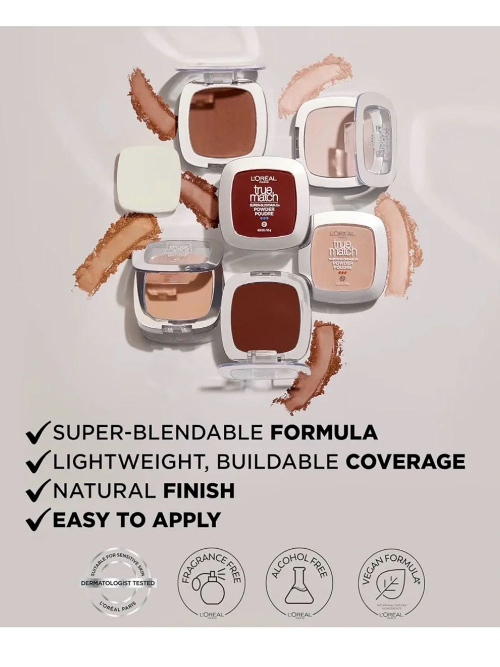 LOreal powder lightweight wear